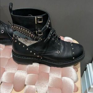 Fendi Motorcycle combat boots